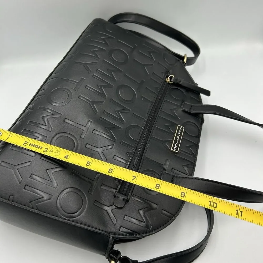 Tommy Hilfiger Black‎ Purse with Ajustable Shoulder/Handles Straps